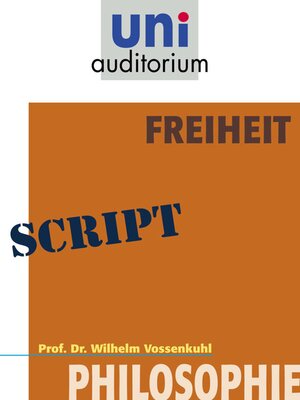 cover image of Freiheit